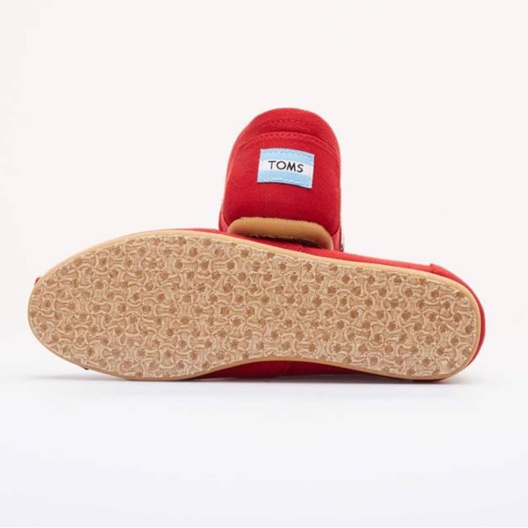 TOMS Alpargata red canvas slip on - Picture 5 of 10